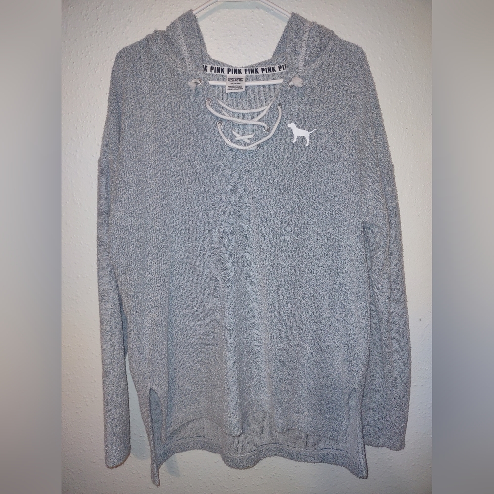 Pink Victoria Secret hoodie - Picture 2 of 6